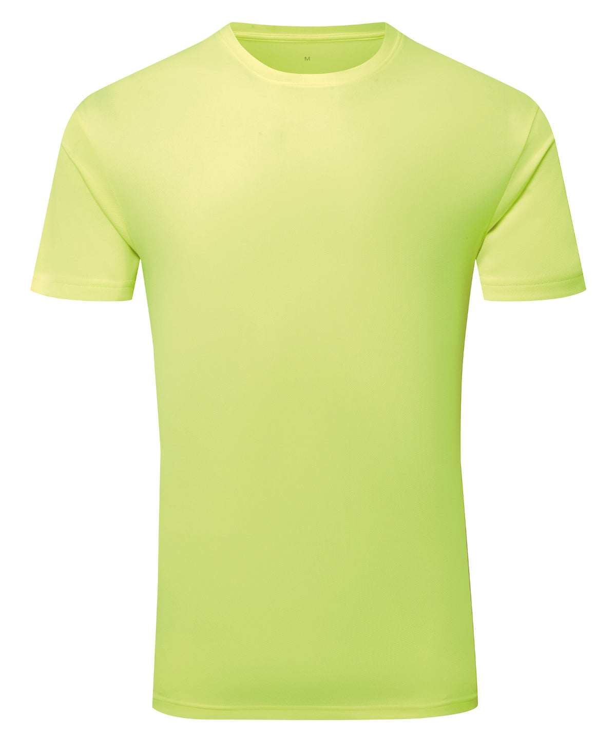Tryck din logga på T-shirts från TriDri - Anpassa TriDri texturerad återvunnen t-shirt i färgen Ljusgul för företag, föreningar och privatpersoner