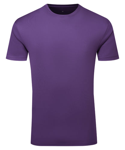 Tryck din logga på T-shirts från TriDri - Anpassa TriDri texturerad återvunnen t-shirt i färgen Mellanlila för företag, föreningar och privatpersoner