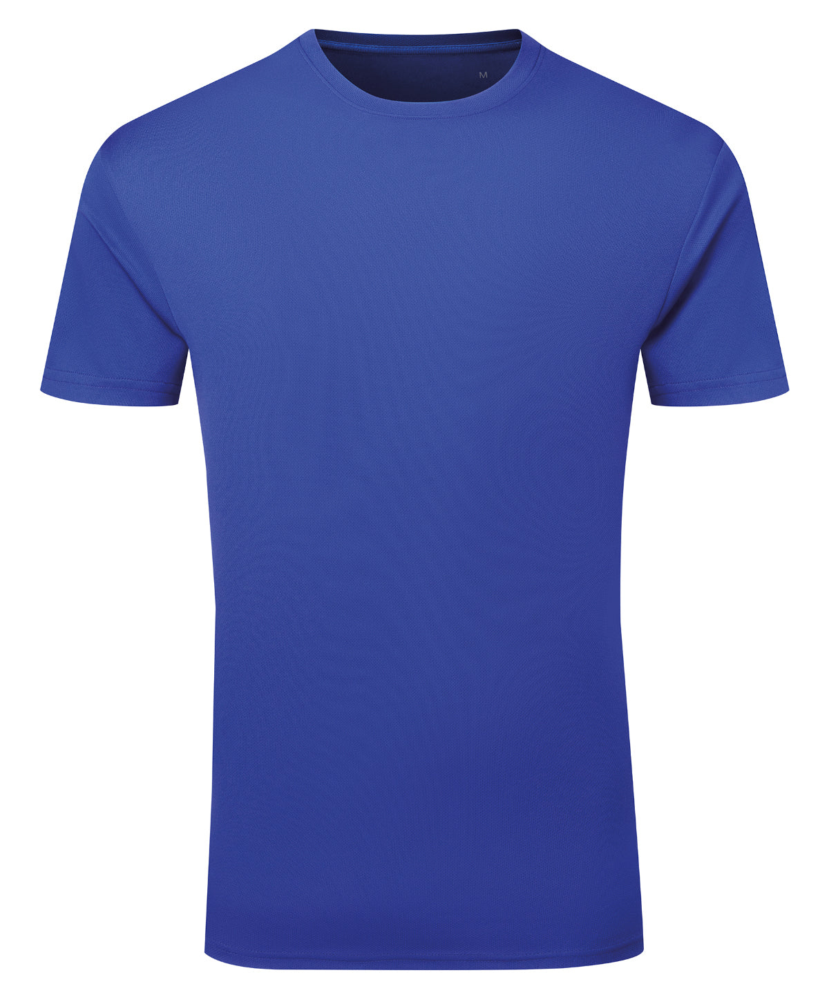 Tryck din logga på T-shirts från TriDri - Anpassa TriDri texturerad återvunnen t-shirt i färgen Royal för företag, föreningar och privatpersoner