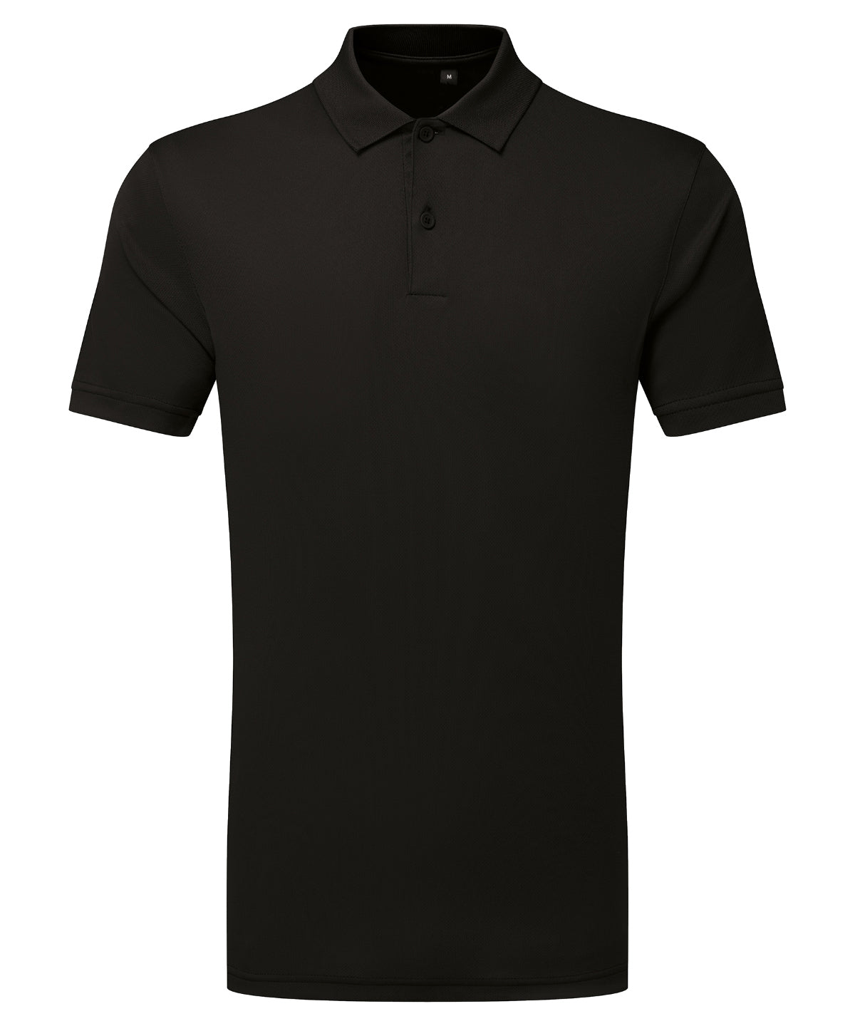 Tryck din logga på Piké från TriDri - Anpassa TriDri Textured Recycled Polo i färgen Svart för företag, föreningar och privatpersoner