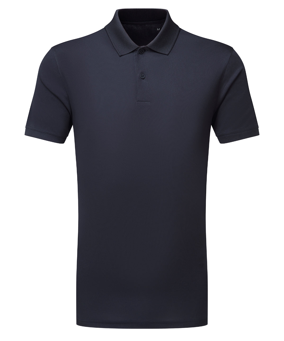 Tryck din logga på Piké från TriDri - Anpassa TriDri Textured Recycled Polo i färgen Marinblå för företag, föreningar och privatpersoner