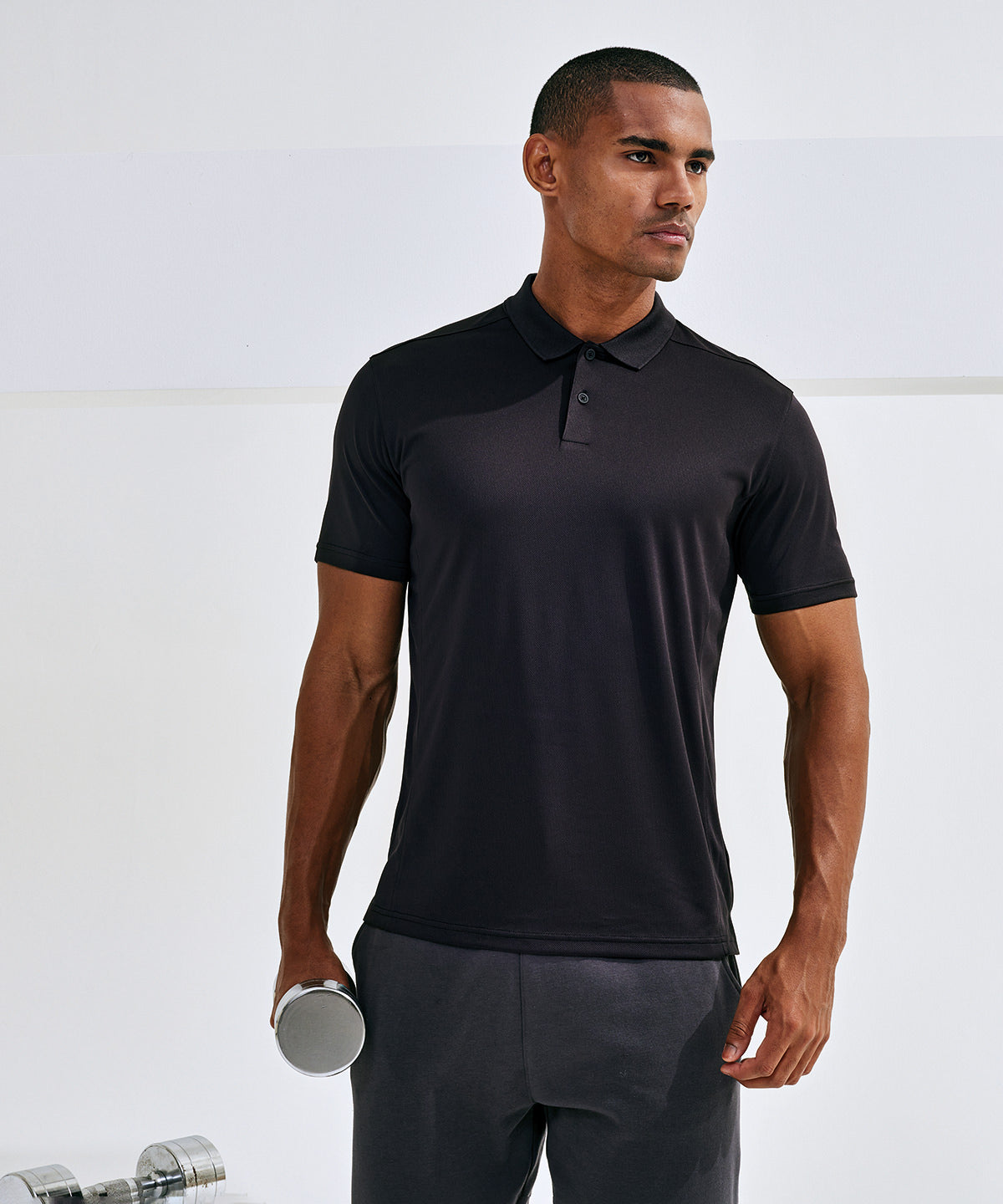 Tryck din logga på Piké från TriDri - Anpassa TriDri Textured Recycled Polo i färgen för företag, föreningar och privatpersoner