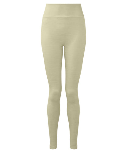 Tryck din logga på Leggings från TriDri - Anpassa Dam TriDri återvunnet sömlöst 3D fit multisport flex leggings i färgen Ljusgrön för företag, föreningar och privatpersoner