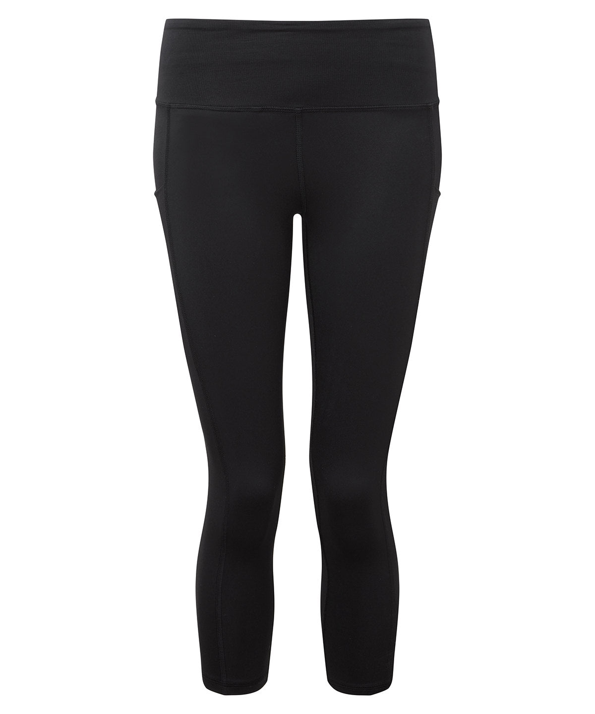 Tryck din logga på Leggings från TriDri - Anpassa TriDri återvunna performance leggings för damer 3/4 längd i färgen Svart för företag, föreningar och privatpersoner