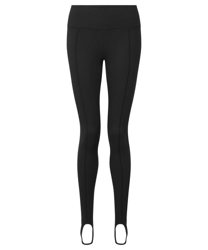 Tryck din logga på Leggings från TriDri - Anpassa Dam TriDri återvunnet mode stigbygel leggings i färgen Svart för företag, föreningar och privatpersoner