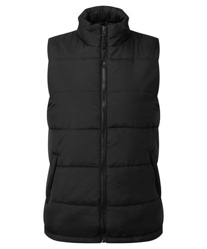 Tryck din logga på Termovästar från 2786 - Anpassa Bodywarmer för damer i färgen Svart för företag, föreningar och privatpersoner