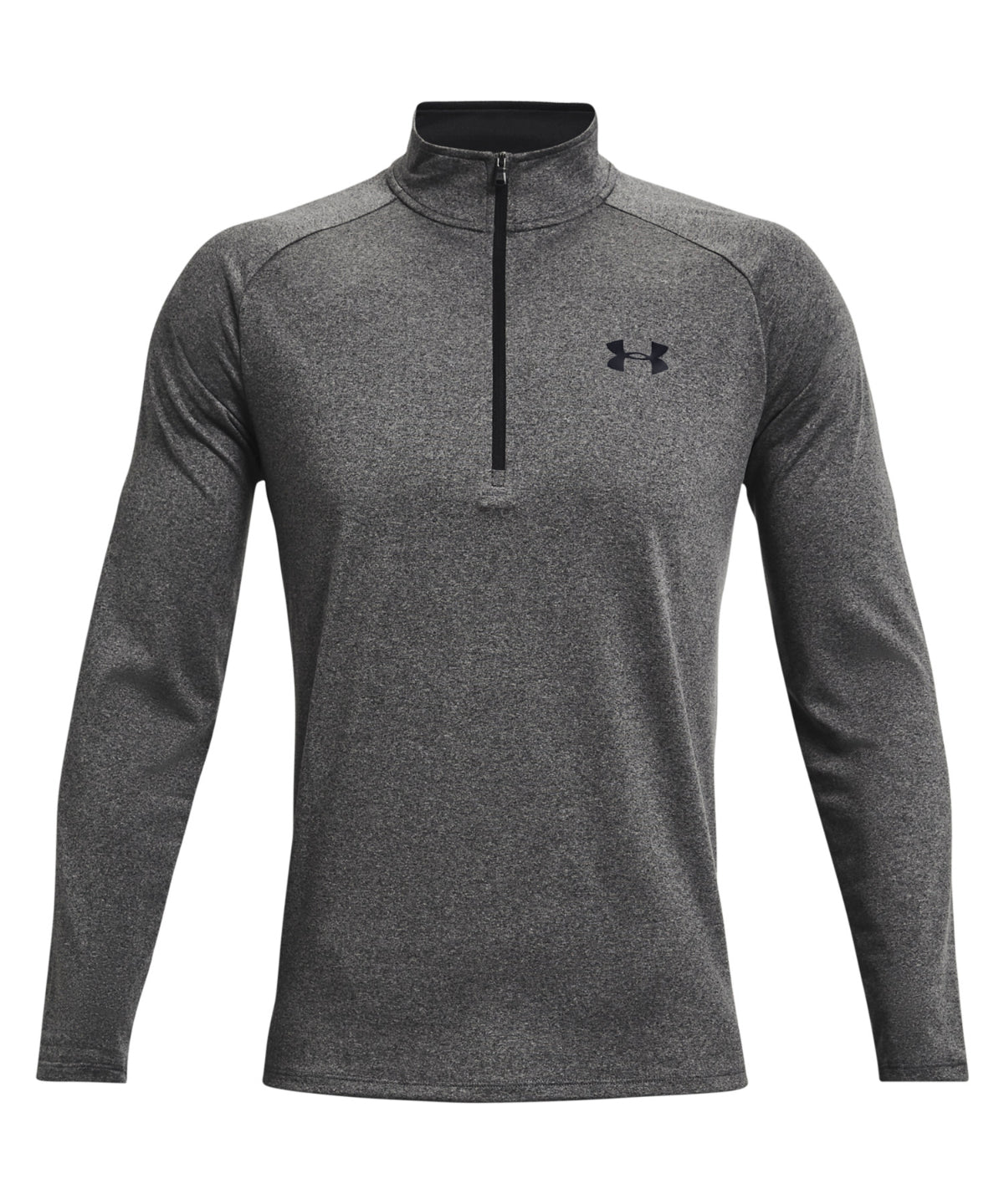 Tryck din logga på Överdelar för sport från Under Armour - Anpassa Tech 2.0 1/2 zip långärmad i färgen Ljunggrå för företag, föreningar och privatpersoner