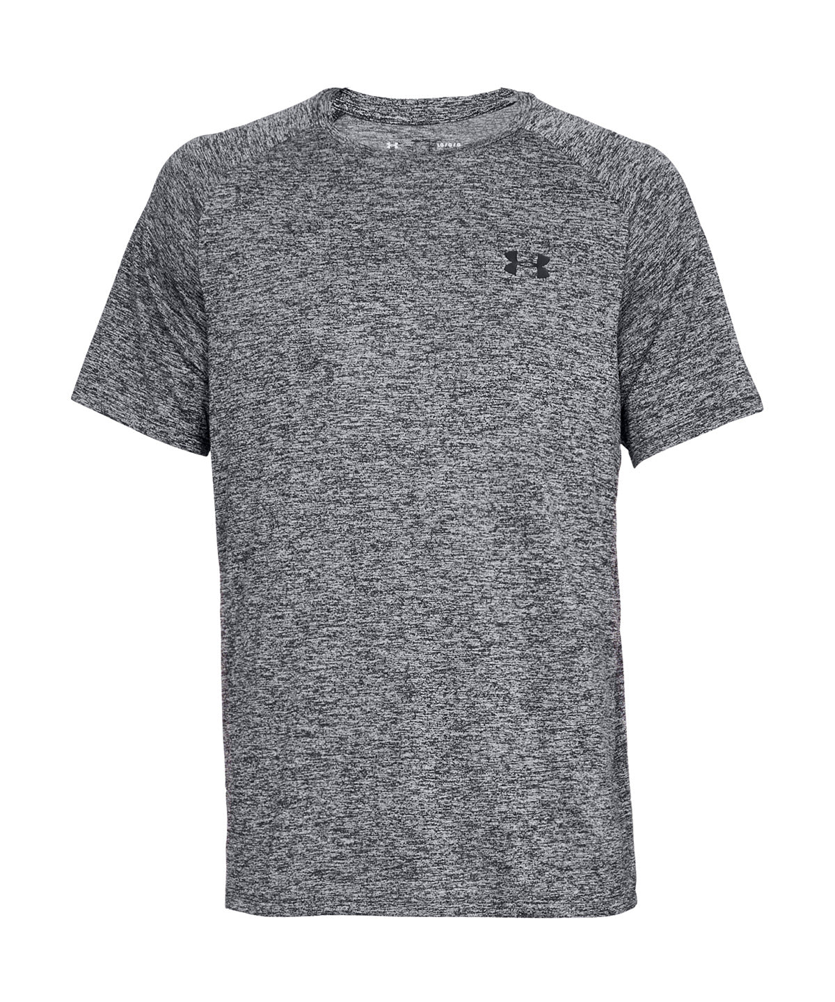 Tryck din logga på T-shirts från Under Armour - Anpassa Tech kortärmad i färgen Mellangrå för företag, föreningar och privatpersoner