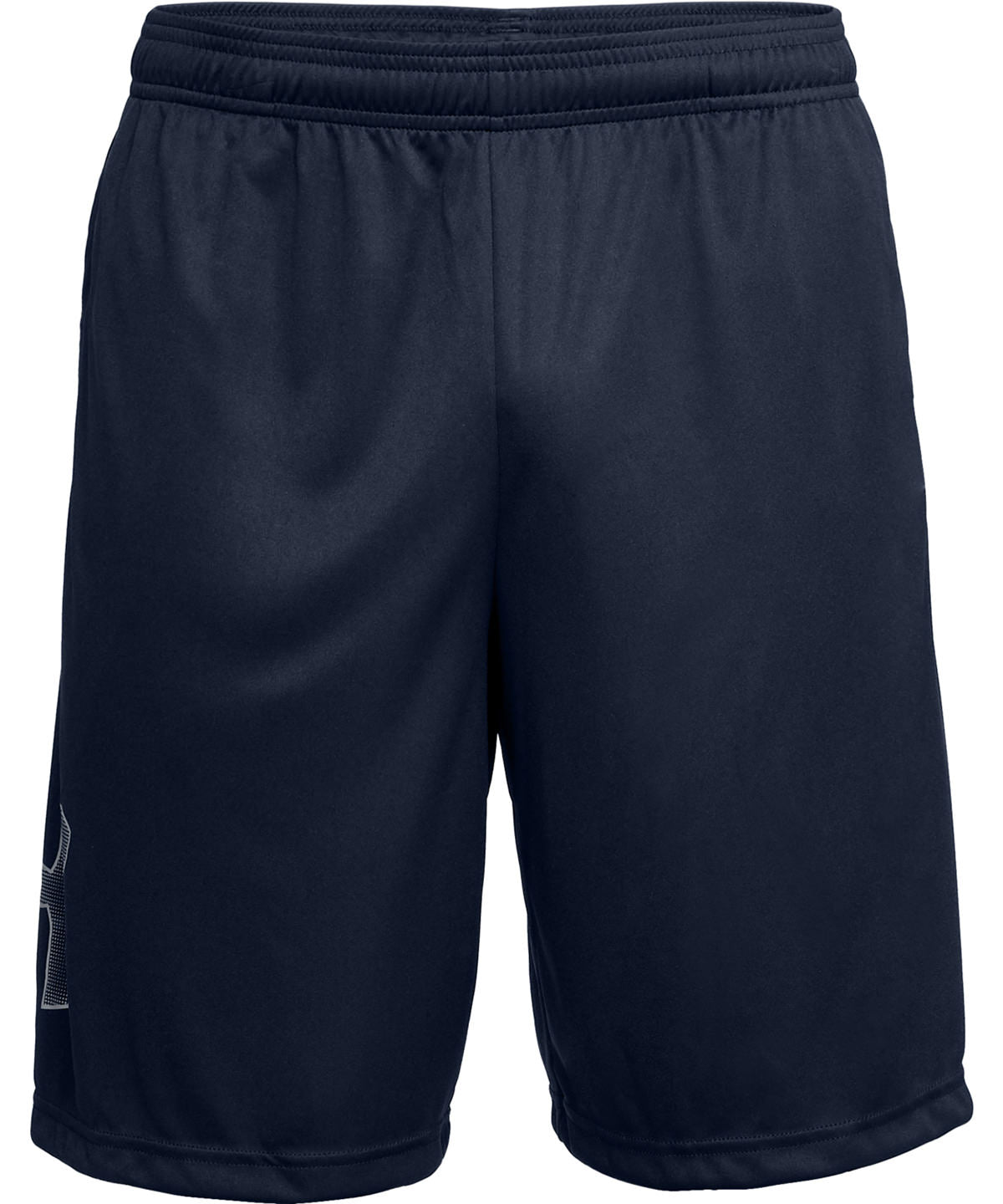 Tryck din logga på Shorts från Under Armour - Anpassa Grafiska shorts i teknik i färgen Marinblå för företag, föreningar och privatpersoner