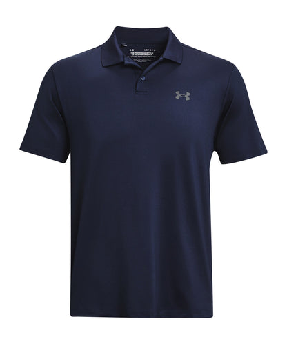 Tryck din logga på Piké från Under Armour - Anpassa Piké Performance 3.0 i färgen Marinblå för företag, föreningar och privatpersoner
