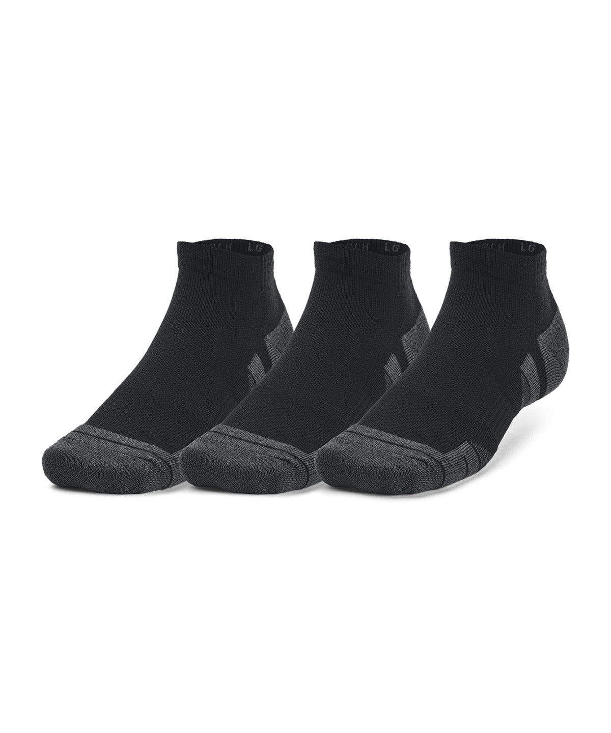 Tryck din logga på Strumpor från Under Armour - Anpassa UA Performance tech 3-pack strumpor med låg skärning i färgen för företag, föreningar och privatpersoner