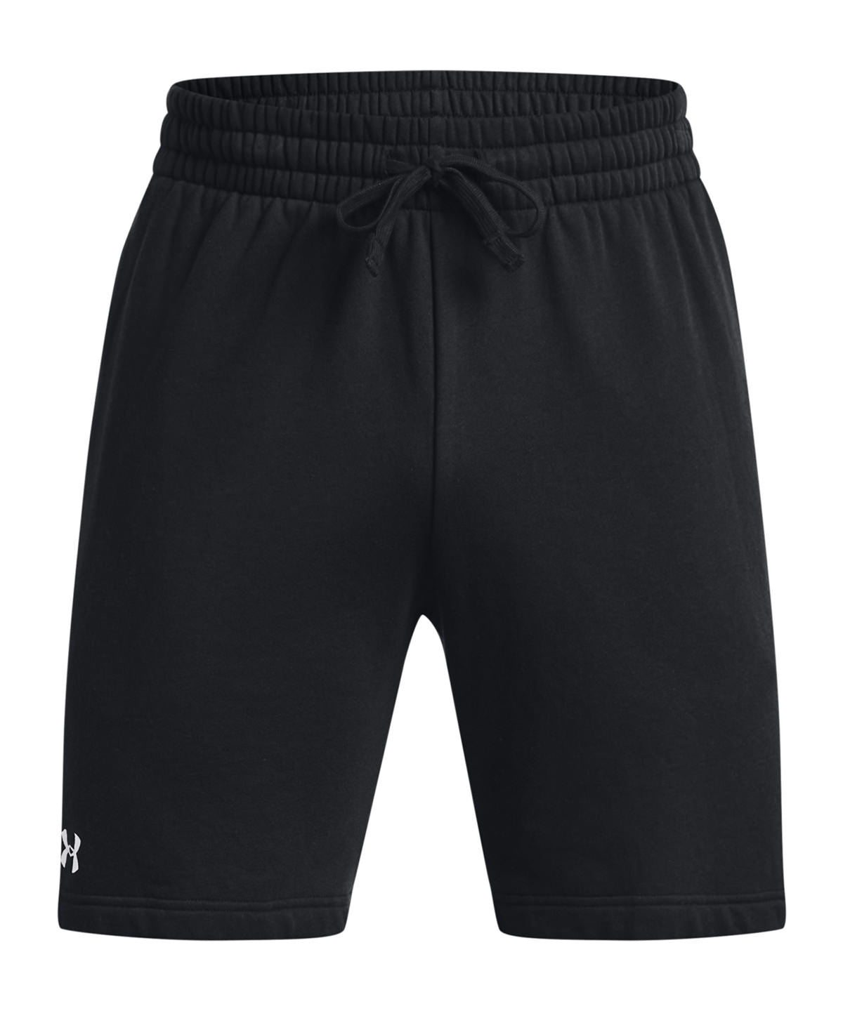 Tryck din logga på Shorts från Under Armour - Anpassa UA Rival fleece shorts i färgen Svart för företag, föreningar och privatpersoner