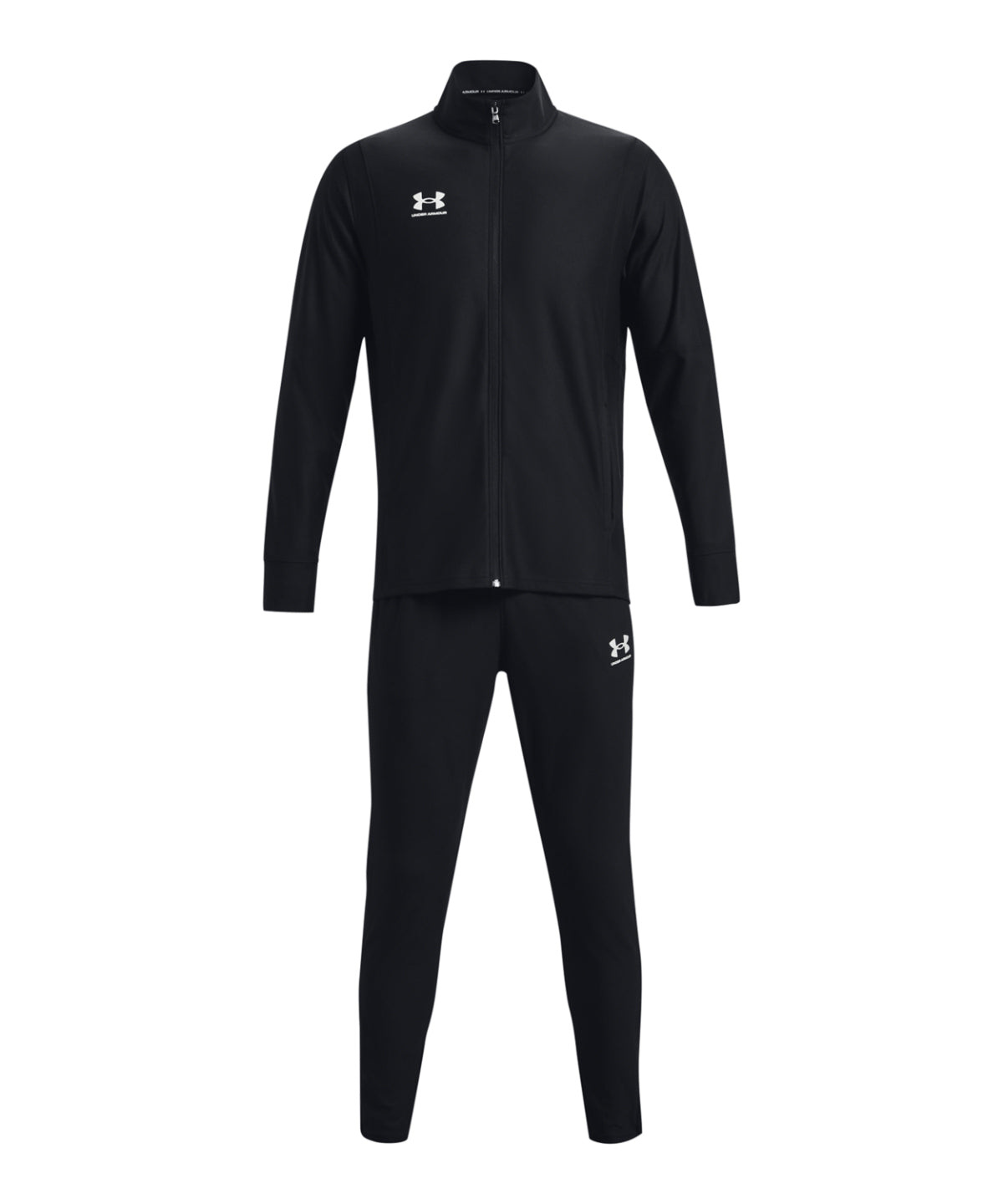 Tryck din logga på Träningskläder från Under Armour - Anpassa UA Challenger träningsoverall för herrar i färgen Svart för företag, föreningar och privatpersoner