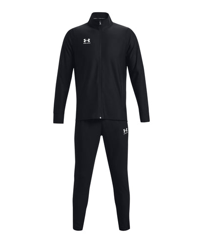 Tryck din logga på Träningskläder från Under Armour - Anpassa UA Challenger träningsoverall för herrar i färgen Svart för företag, föreningar och privatpersoner