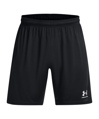 Tryck din logga på Shorts från Under Armour - Anpassa UA Challenger Knit Shorts för herrar i färgen Svart för företag, föreningar och privatpersoner