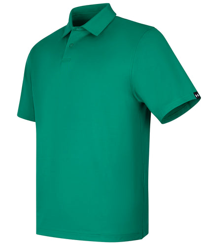 Tryck din logga på Piké från Under Armour Golf - Anpassa UA T2G Polo – LB i färgen Mellan grön för företag, föreningar och privatpersoner