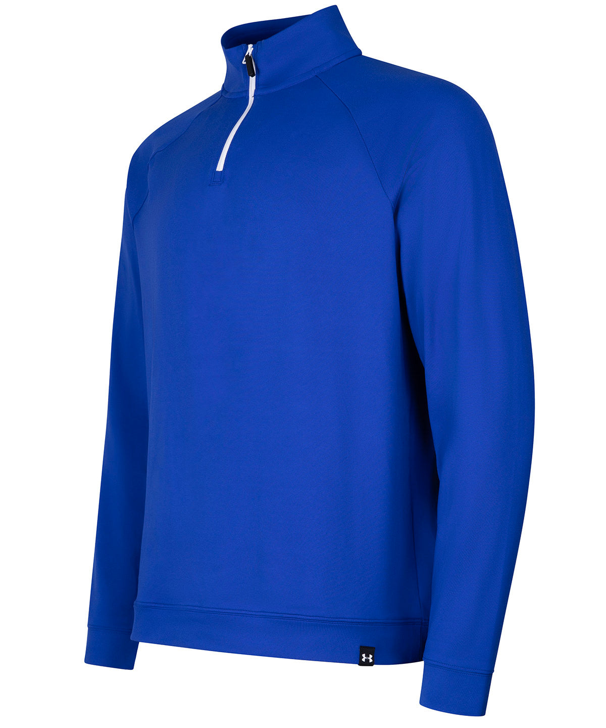 Tryck din logga på Fleece från Under Armour Golf - Anpassa UA mellanlager QZ LB i färgen Royal för företag, föreningar och privatpersoner