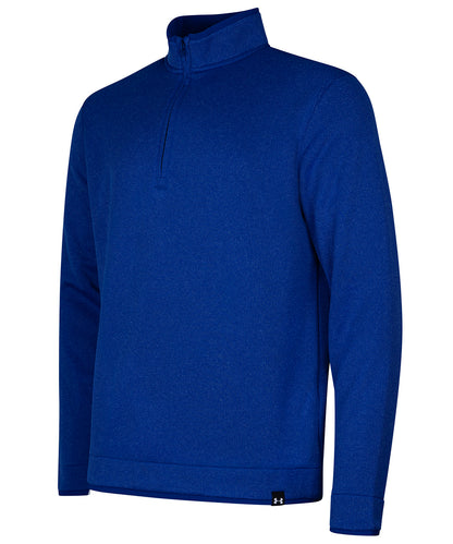Tryck din logga på Fleece från Under Armour Golf - Anpassa UA storm sweaterfleece QZ LB i färgen Royal för företag, föreningar och privatpersoner