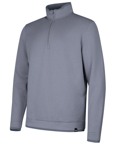 Tryck din logga på Fleece från Under Armour Golf - Anpassa UA storm sweaterfleece QZ LB i färgen Mörkgrå för företag, föreningar och privatpersoner