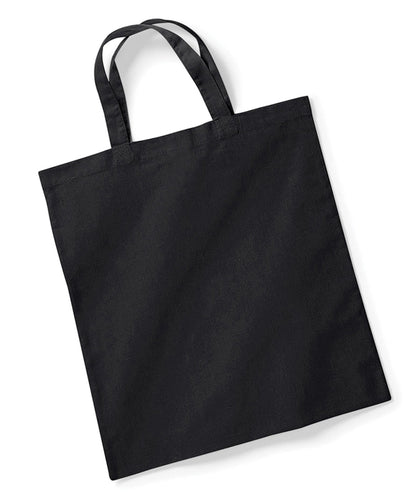 Tryck din logga på Väskor från Westford Mill - Anpassa Bag for Life - Short Handles i färgen för företag, föreningar och privatpersoner