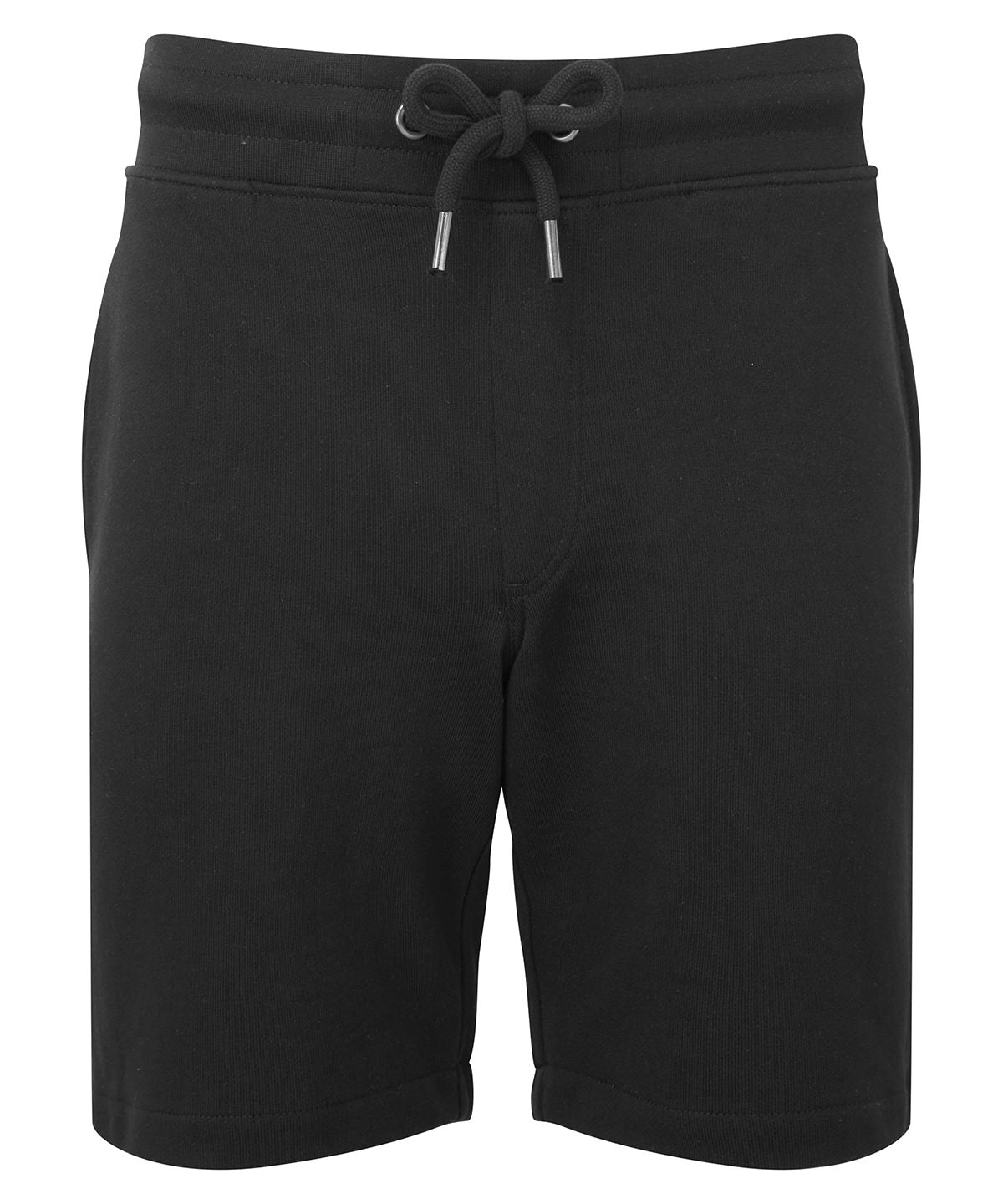 Tryck din logga på Shorts från Wombat - Anpassa Shorts i återvunnen Jersey för herrar i färgen Svart för företag, föreningar och privatpersoner