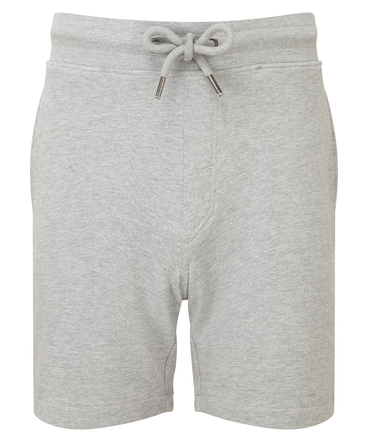 Tryck din logga på Shorts från Wombat - Anpassa Shorts i återvunnen Jersey för herrar i färgen Ljunggrå för företag, föreningar och privatpersoner