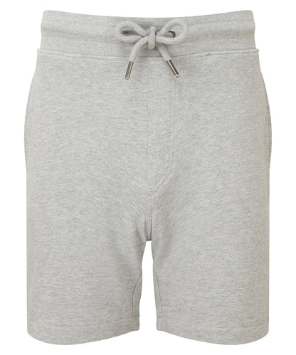 Tryck din logga på Shorts från Wombat - Anpassa Shorts i återvunnen Jersey för herrar i färgen Ljunggrå för företag, föreningar och privatpersoner