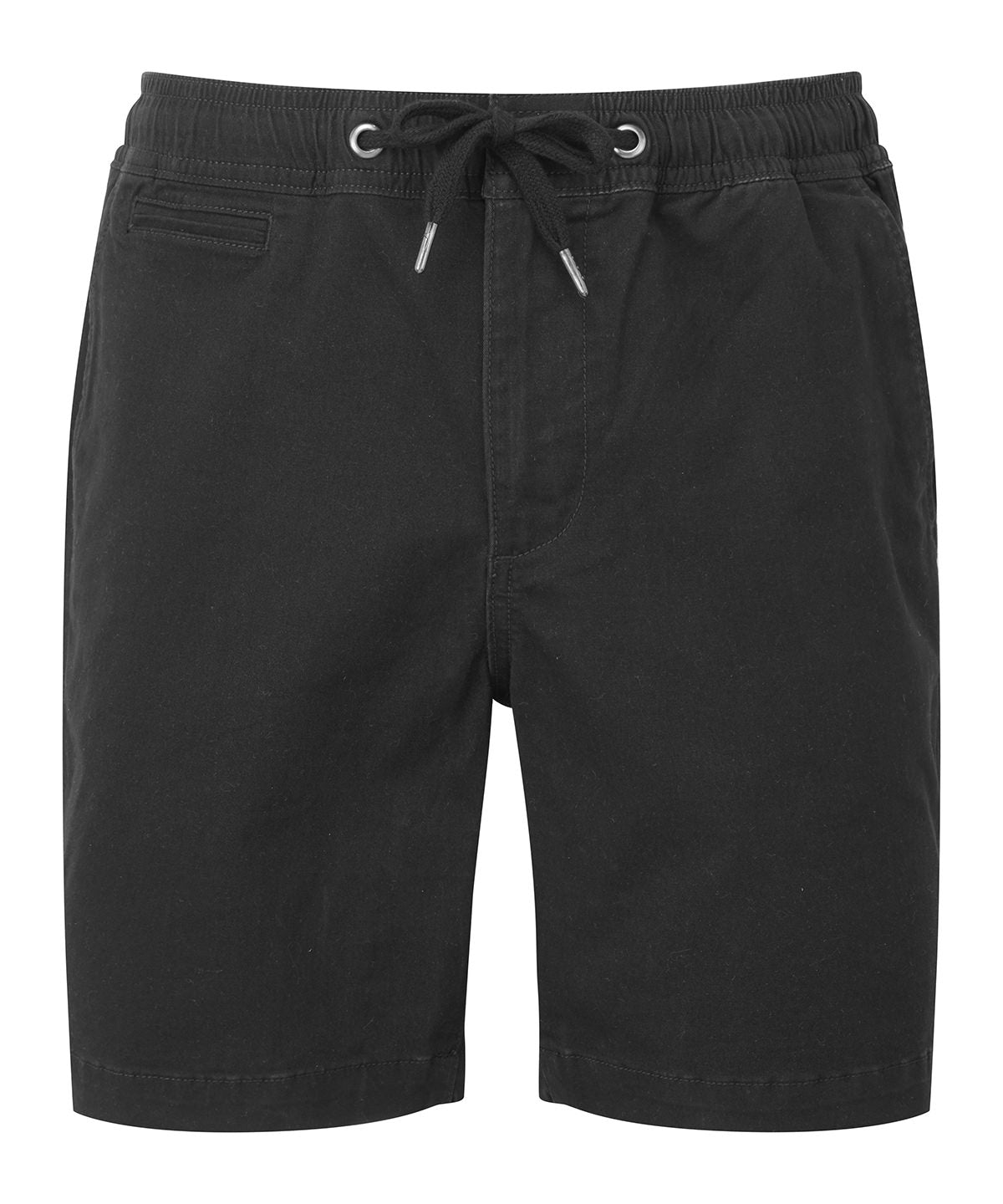 Tryck din logga på Shorts från Wombat - Anpassa Chino-shorts med dragsko för herrar i färgen Svart för företag, föreningar och privatpersoner