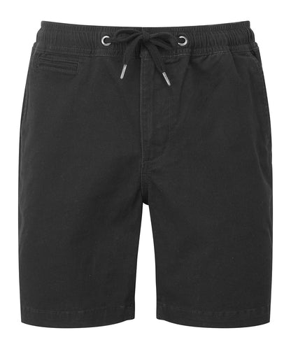 Tryck din logga på Shorts från Wombat - Anpassa Chino-shorts med dragsko för herrar i färgen Svart för företag, föreningar och privatpersoner