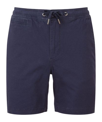 Tryck din logga på Shorts från Wombat - Anpassa Chino-shorts med dragsko för herrar i färgen Marinblå för företag, föreningar och privatpersoner