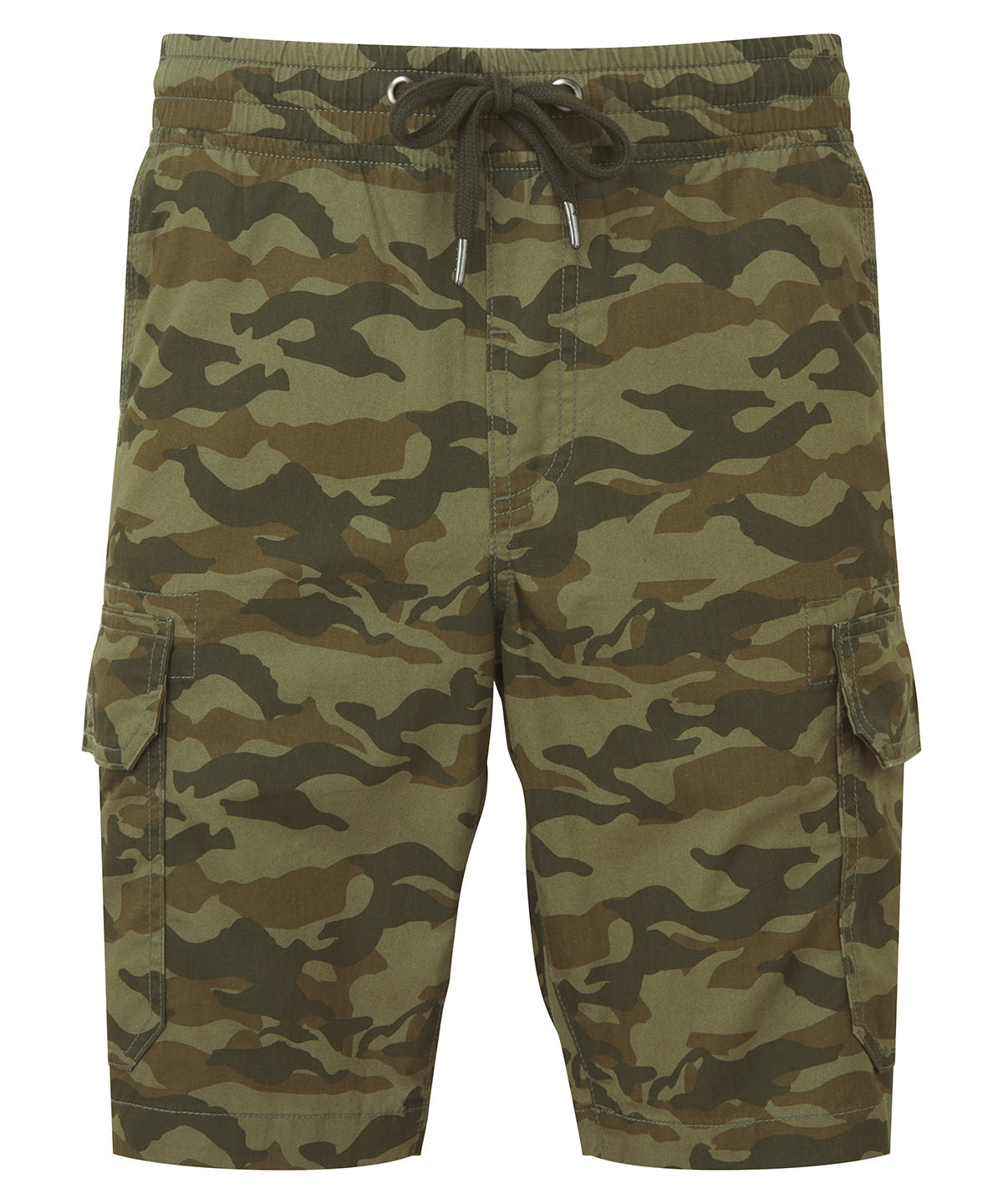 Tryck din logga på Shorts från Wombat - Anpassa Camo cargo utility shorts för herrar i färgen Kamouflage för företag, föreningar och privatpersoner