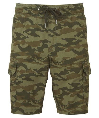 Tryck din logga på Shorts från Wombat - Anpassa Camo cargo utility shorts för herrar i färgen Kamouflage för företag, föreningar och privatpersoner