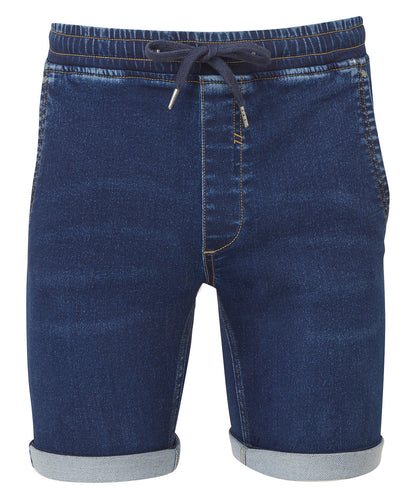 Tryck din logga på Shorts från Wombat - Anpassa Shorts med dragsko i denim för herrar i färgen Mörkblå för företag, föreningar och privatpersoner