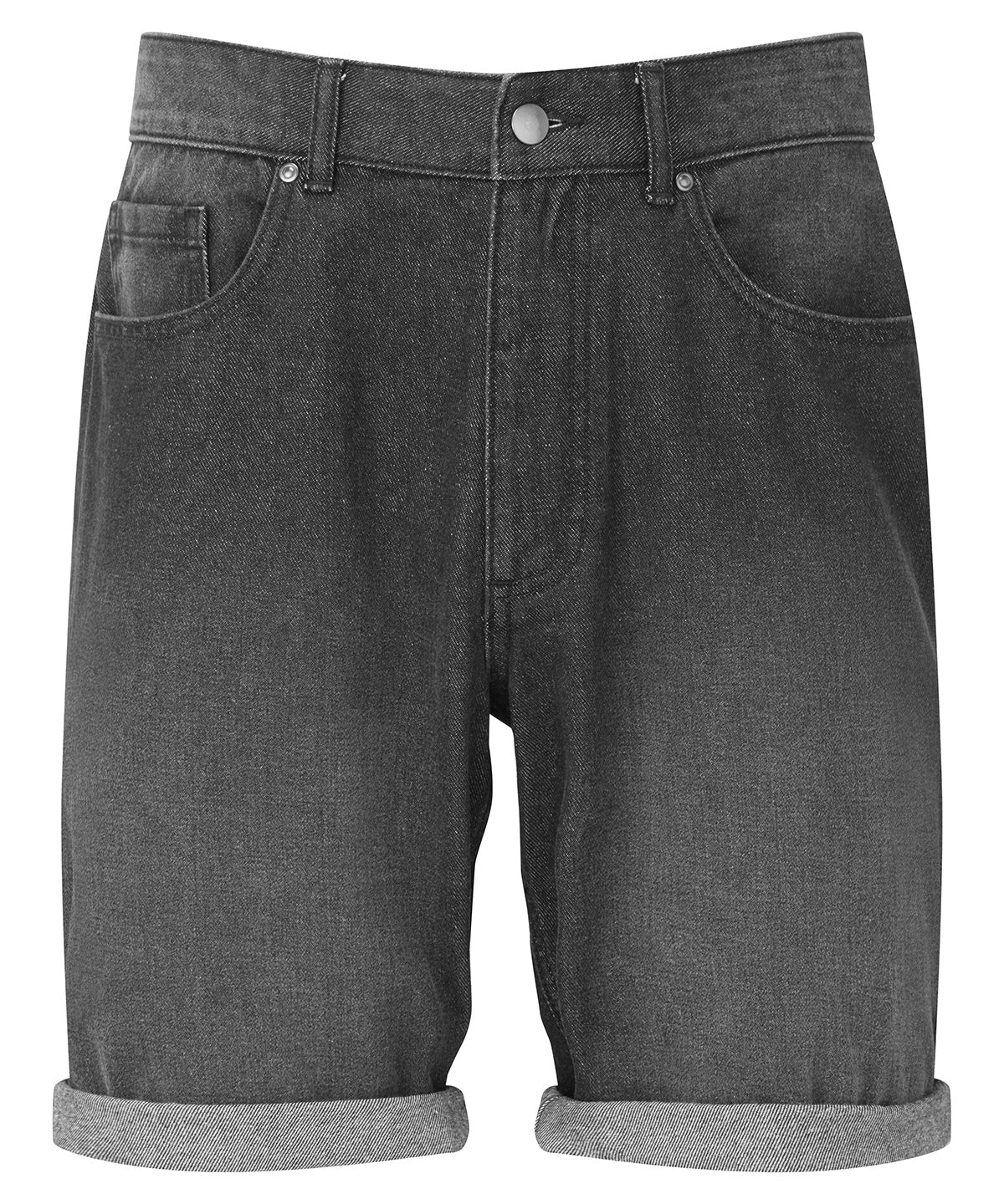 Tryck din logga på Shorts från Wombat - Anpassa Jeansshorts för herrar i färgen Svart för företag, föreningar och privatpersoner