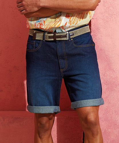 Tryck din logga på Shorts från Wombat - Anpassa Jeansshorts för herrar i färgen för företag, föreningar och privatpersoner