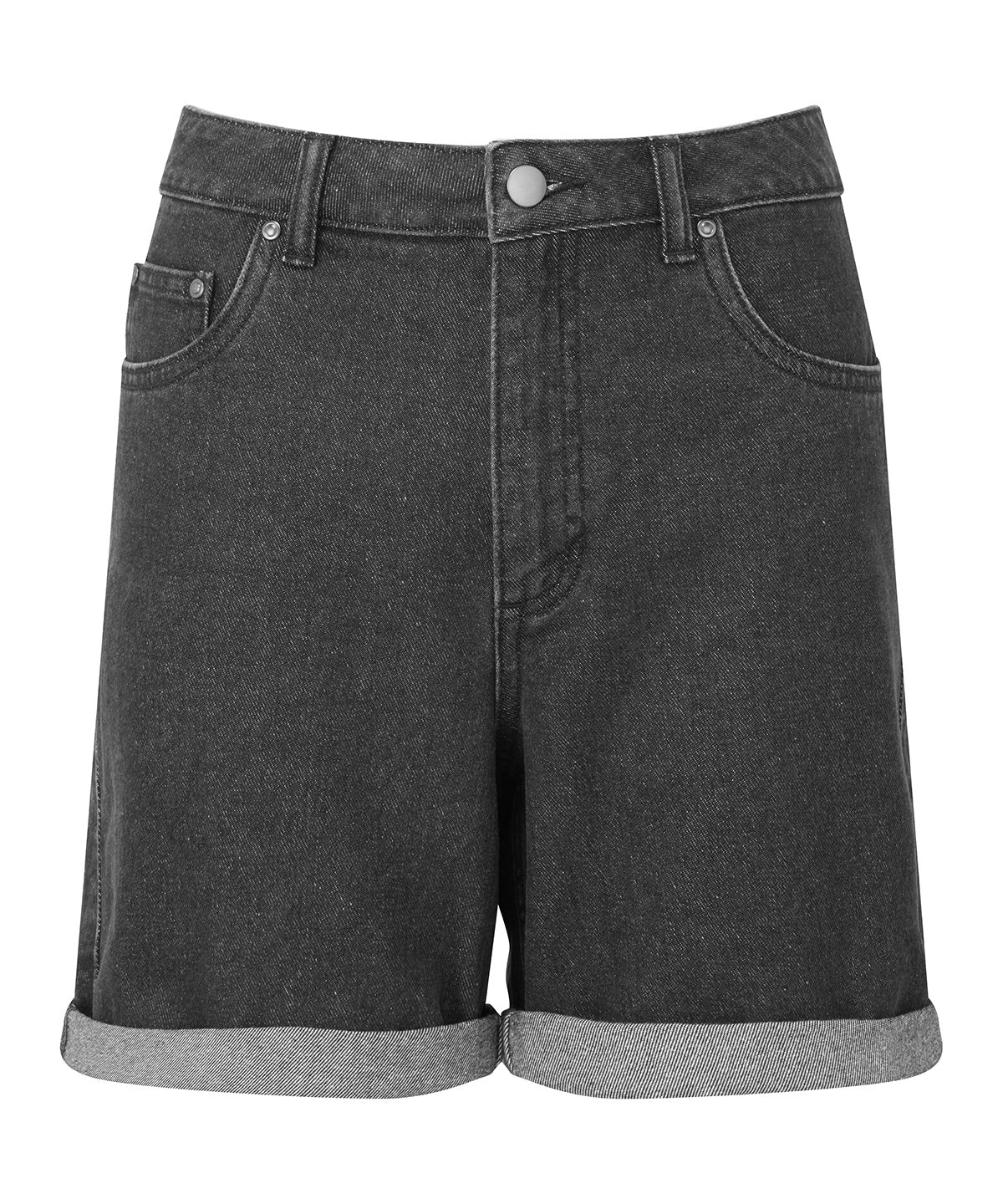 Tryck din logga på Shorts från Wombat - Anpassa Jeansshorts för damer i färgen Svart för företag, föreningar och privatpersoner