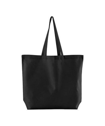 Tryck din logga på Väskor från Westford Mill - Anpassa EarthAware Organic Maxi Bag for Life i färgen Svart One Size för företag, föreningar och privatpersoner