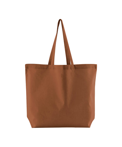 Tryck din logga på Väskor från Westford Mill - Anpassa EarthAware Organic Maxi Bag for Life i färgen Mörkbrun One Size för företag, föreningar och privatpersoner