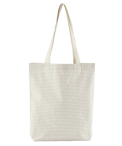 Tryck din logga på Väskor från Westford Mill - Anpassa EarthAware Organic Breton Stripe Accessory Bag i färgen för företag, föreningar och privatpersoner