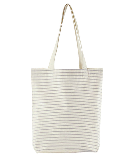 Tryck din logga på Väskor från Westford Mill - Anpassa EarthAware Organic Breton Stripe Accessory Bag i färgen för företag, föreningar och privatpersoner