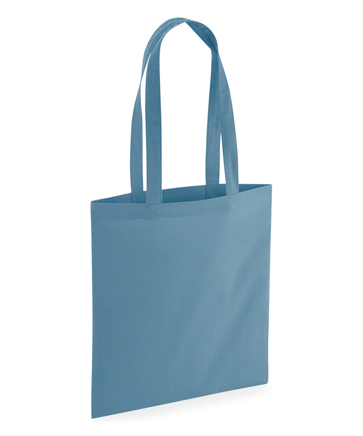 Tryck din logga på Väskor från Westford Mill - Anpassa EarthAware Organic Bag for Life i färgen Mellanblå One Size för företag, föreningar och privatpersoner