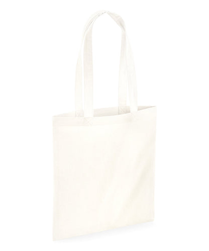 Tryck din logga på Väskor från Westford Mill - Anpassa EarthAware Organic Bag for Life i färgen Off Vit One Size för företag, föreningar och privatpersoner