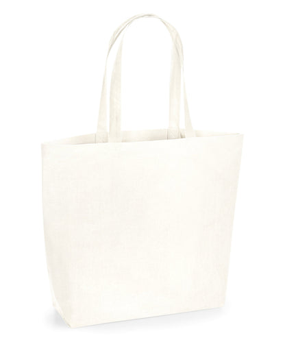 Tryck din logga på Väskor från Westford Mill - Anpassa EarthAware Organic Bag for Life Maxi i färgen Off Vit One Size för företag, föreningar och privatpersoner