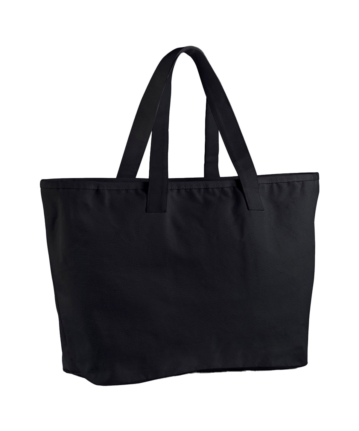 Tryck din logga på Väskor från Westford Mill - Anpassa Oversized Heavy Canvas Tote i färgen Svart One Size för företag, föreningar och privatpersoner