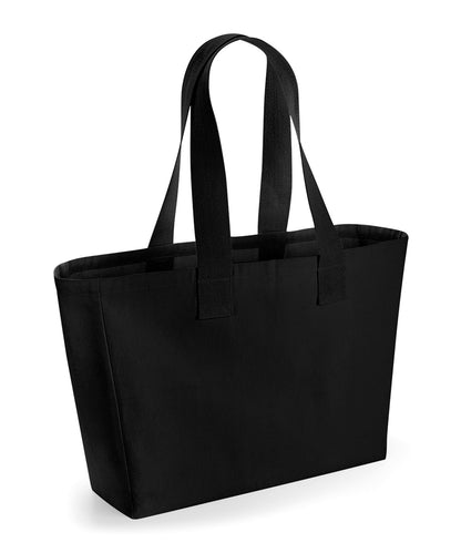 Tryck din logga på Väskor från Westford Mill - Anpassa Canvas Everyday Bag i färgen Svart One Size för företag, föreningar och privatpersoner