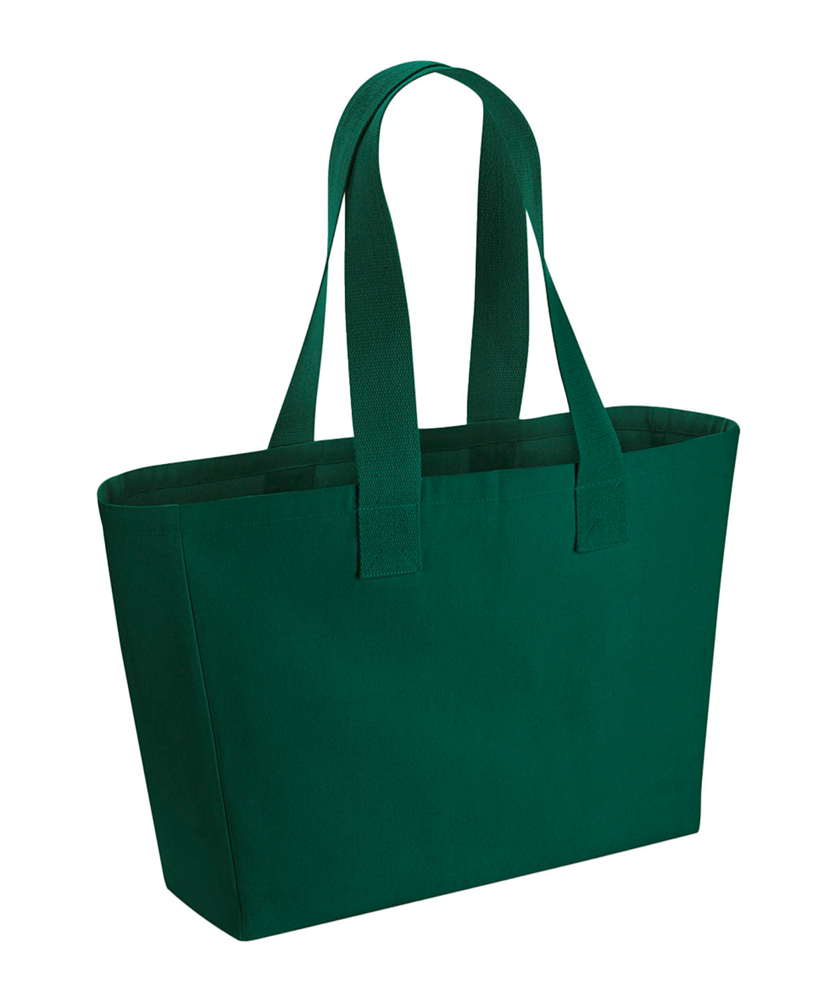 Tryck din logga på Väskor från Westford Mill - Anpassa Canvas Everyday Bag i färgen Djup grön One Size för företag, föreningar och privatpersoner