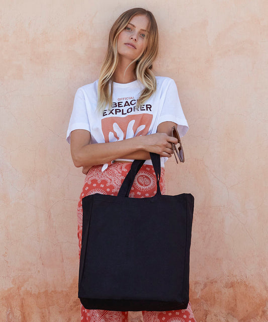 Tryck din logga på Väskor från Westford Mill - Anpassa Fairtrade Cotton Classic Shopper i färgen för företag, föreningar och privatpersoner