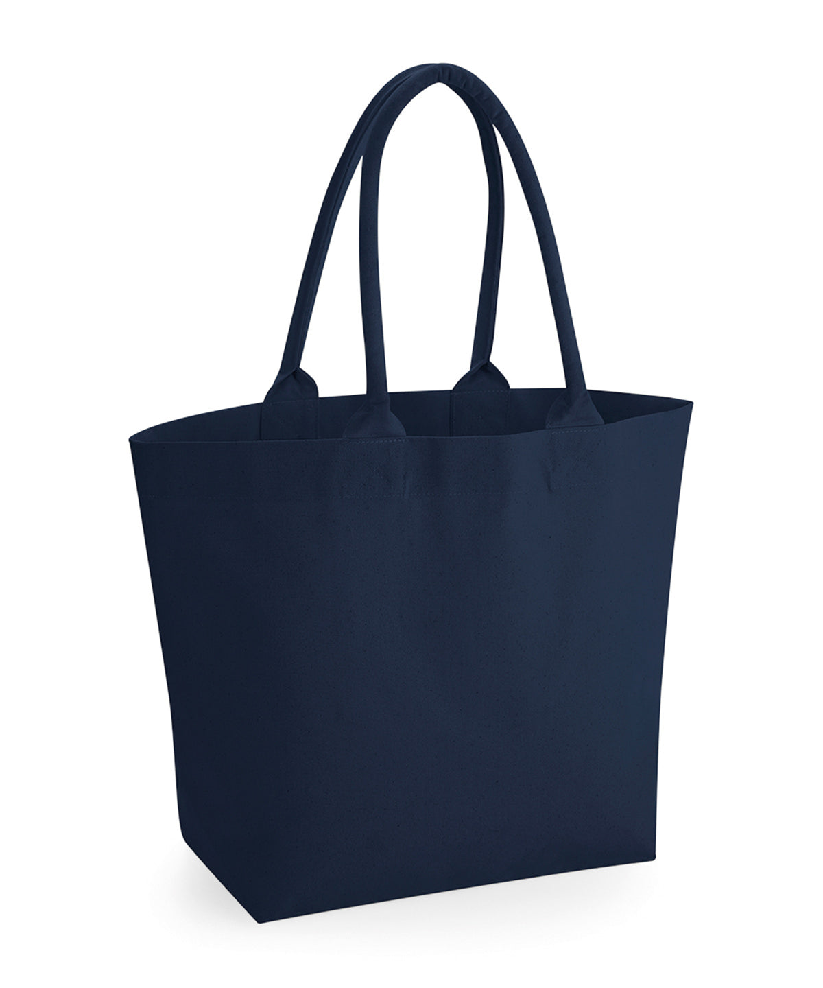 Tryck din logga på Väskor från Westford Mill - Anpassa Fairtrade Cotton Deck Bag i färgen Marinblå One Size för företag, föreningar och privatpersoner