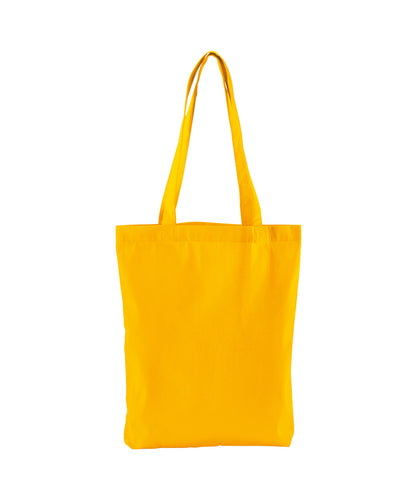 Tryck din logga på Väskor från Westford Mill - Anpassa Westford Mill - EarthAware Organic Twill Tote i färgen Mellan gul One Size för företag, föreningar och privatpersoner