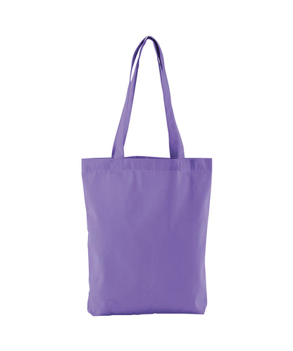 Tryck din logga på Väskor från Westford Mill - Anpassa Westford Mill - EarthAware Organic Twill Tote i färgen Mörk lila One Size för företag, föreningar och privatpersoner
